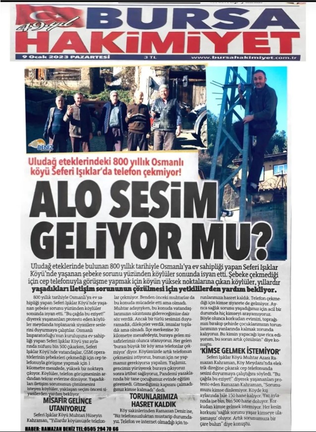 Bursa Hakimiyet haberi